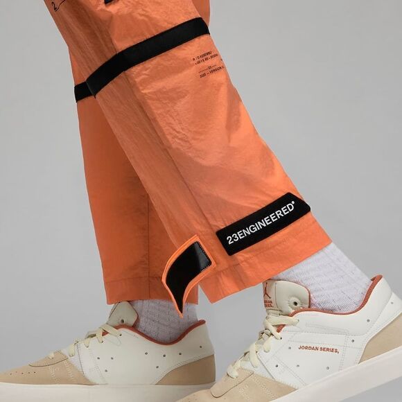 Air Jordan 23 Engineered Woven Pants Rust Oxide Black Men's Small S DV7699-872 - Picture 9 of 15